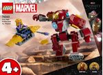 LEGO-Marvel-76263-Iron-Man-Hulkbuster-vs.-Thanos-Gioco-per-Bambini-4--Anni-Action-Figure-con-Aereo-Giocattolo-e-2-Minifigure