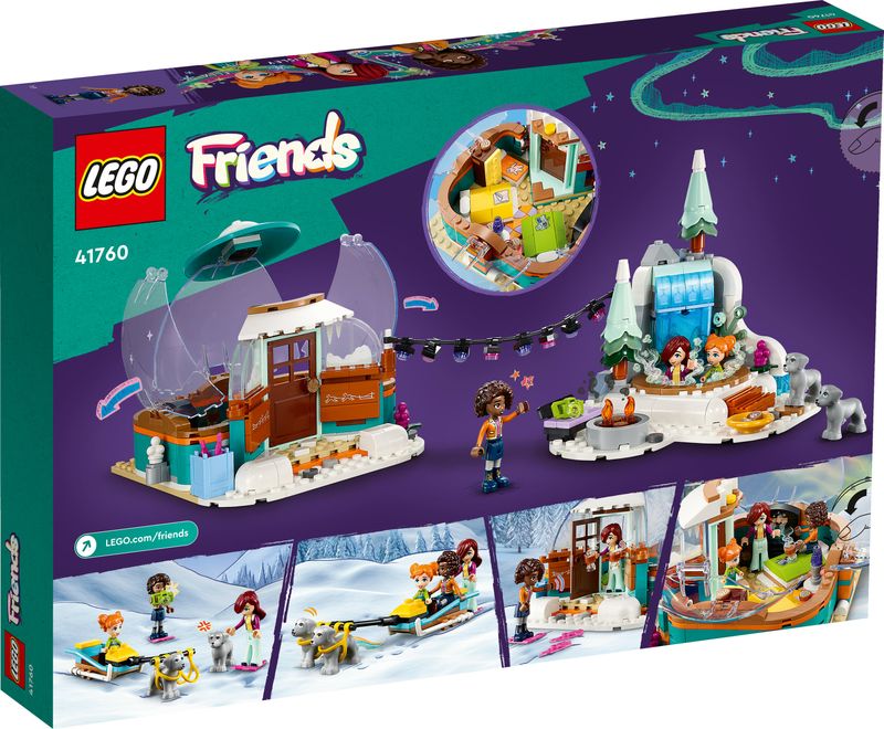 LEGO-Friends-41760-Vacanza-in-Igloo-con-Tenda-da-Campeggio-2-Cani-da-Slitta-e-Mini-Bamboline-Giochi-per-Bambine-e-Bambini