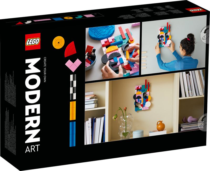 LEGO-ART-31210-Arte-Moderna-Canvas-Astratto-da-Costruire-Hobby-Creativi-Adulti-e-Adolescenti-Idea-Regalo-per-Donne-e-Uomini