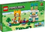 LEGO-21249-Minecraft-Crafting-Box-4.0-Playset-2in1-Torri-Fluviali-o-Cottage-del-Gatto-Giocattoli-d-Azione-per-Bambini-e-Ragazzi