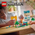 LEGO-21249-Minecraft-Crafting-Box-4.0-Playset-2in1-Torri-Fluviali-o-Cottage-del-Gatto-Giocattoli-d-Azione-per-Bambini-e-Ragazzi