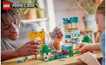 LEGO-21249-Minecraft-Crafting-Box-4.0-Playset-2in1-Torri-Fluviali-o-Cottage-del-Gatto-Giocattoli-d-Azione-per-Bambini-e-Ragazzi