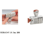 Trodat Wortbandstempel 1117, mit Datum - f¼r den Markt: D - L - A - CH (51 1117)