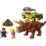 LEGO Jurassic Park 76959 La Ricerca del Triceratopo, Dinosauro Giocattolo per Bambini 8+ Anni