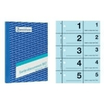 AVERY Zweckform Formularbuch "Garderobennummern", 1-500, A6 100 Blatt, mit Lochung zum Aufhngen (867)