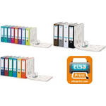 ELBA Ordner smart PP-Papier, R¼ckenbreite: 80 mm, hellgr¼n DIN A4, Einband auen PP - innen Papier
