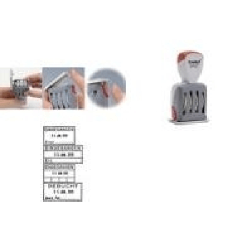 Trodat Datumstempel 2910L "EINGEGANGEN" + 4 Felder - f¼r den Markt: D - L - A - CH (51 2916)