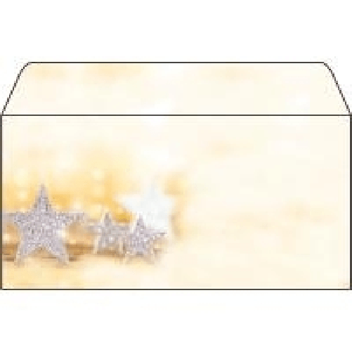 Sigel DU035 - DL (110 x 220 mm) - Beige - Silber - Papier (DU035)