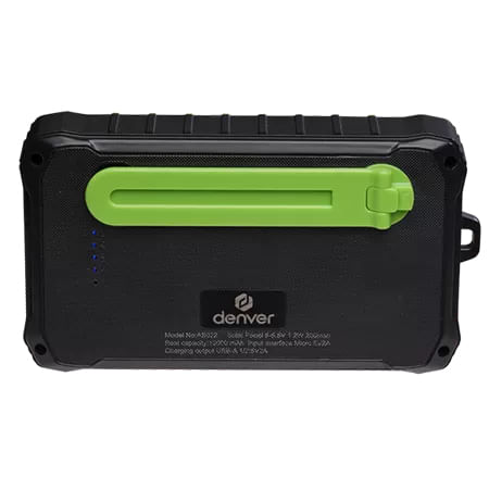 Denver-PSO-10012-batteria-portatile-Polimeri-di-litio--LiPo--10000-mAh-Nero-Verde-chiaro