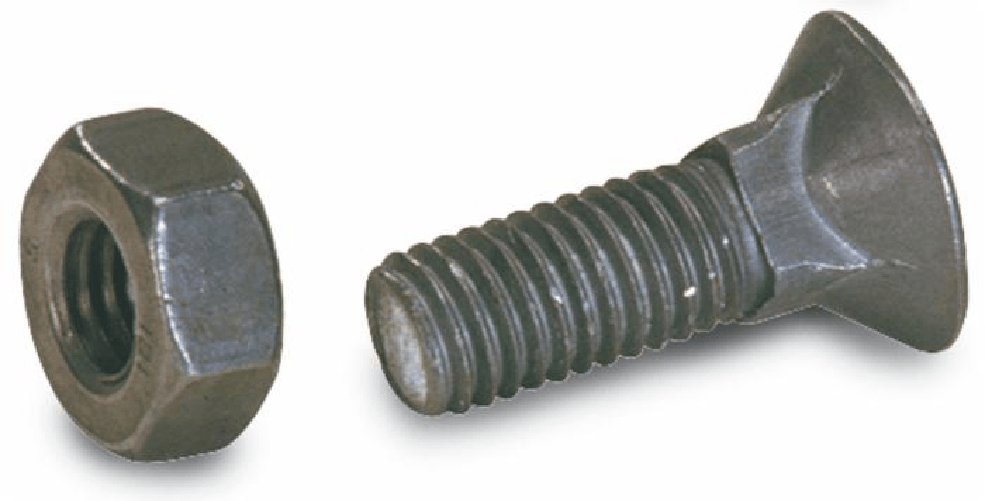 Bullone tspqst 90° M12x50 con dado confezione da 50 pezzi