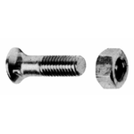 Bullone tspqst 120° M12x90mm con dado confezione da 50 pezzi