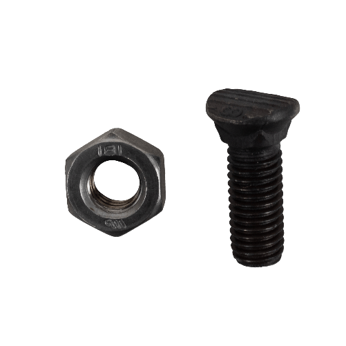 Bullone testa ovale M10x30 con dado confezione da 100 pezzi