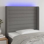 Testiera-a-LED-GrigioScuro-203x16x118-128cm-in-Tessuto