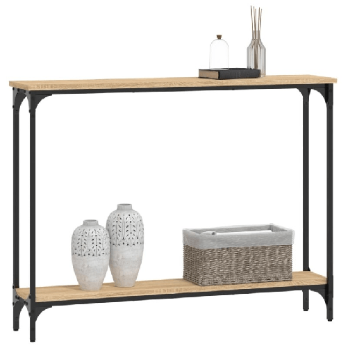 vidaXL-Tavolino-Consolle-Rovere-Sonoma-100x225x75cm-Legno-Multistrato