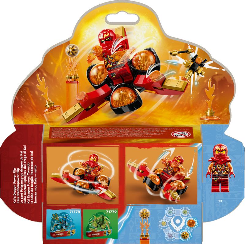 LEGO-NINJAGO-71777-Salto-Mortale-Spinjitzu-del-Drago-di-Kai-Trottola-Giocattolo-da-Collezione-Idea-Regalo-per-Bambini-6--Anni