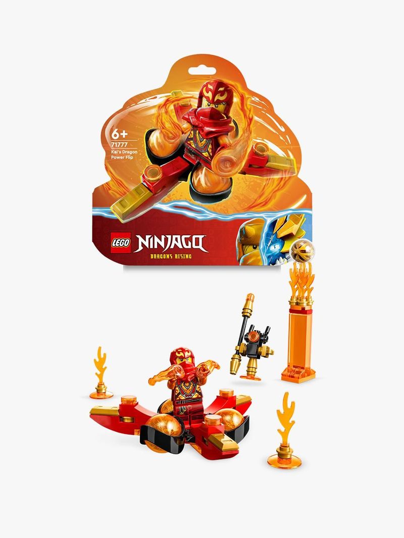 LEGO-NINJAGO-71777-Salto-Mortale-Spinjitzu-del-Drago-di-Kai-Trottola-Giocattolo-da-Collezione-Idea-Regalo-per-Bambini-6--Anni