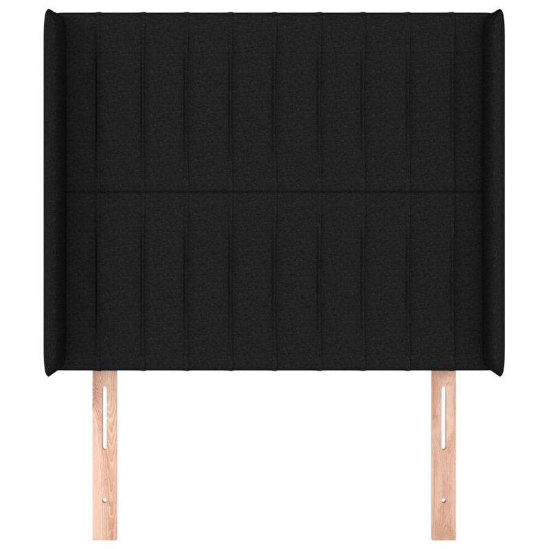 Testiera-ad-Orecchio-Nera-147x16x118-128-cm-in-Tessuto