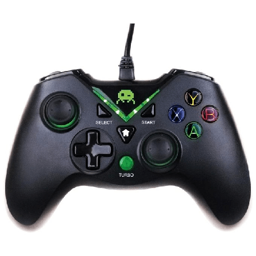 Freaks-and-Geeks-320038-periferica-di-gioco-Nero-Verde-USB-Gamepad-PC-Xbox-One-Xbox-Series-S-Xbox-Series-X