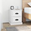 vidaXL-Comodini-2-pz-Bianco-Lucido-39x39x475-cm-in-Legno-Multistrato