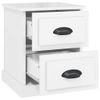 vidaXL-Comodini-2-pz-Bianco-Lucido-39x39x475-cm-in-Legno-Multistrato