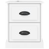 vidaXL-Comodini-2-pz-Bianco-Lucido-39x39x475-cm-in-Legno-Multistrato