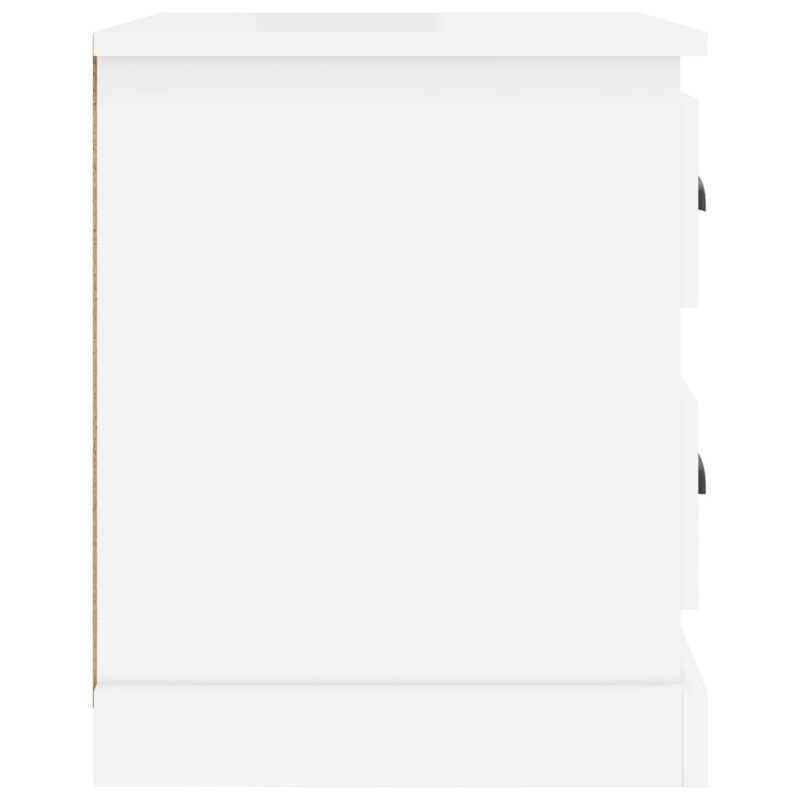 vidaXL-Comodini-2-pz-Bianco-Lucido-39x39x475-cm-in-Legno-Multistrato