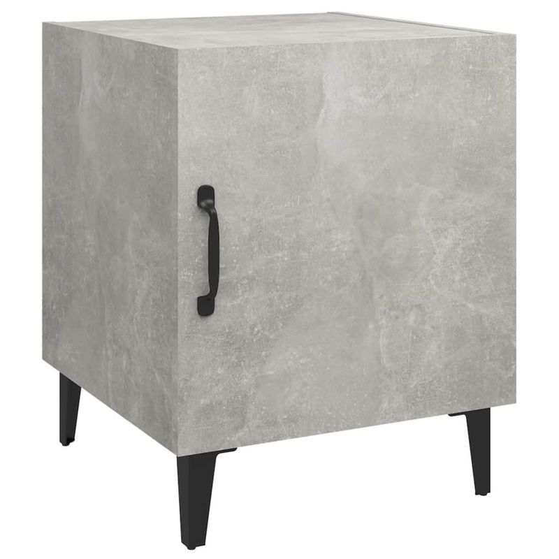 vidaXL-Comodini-2-pz-Grigio-Cemento-in-Legno-Multistrato