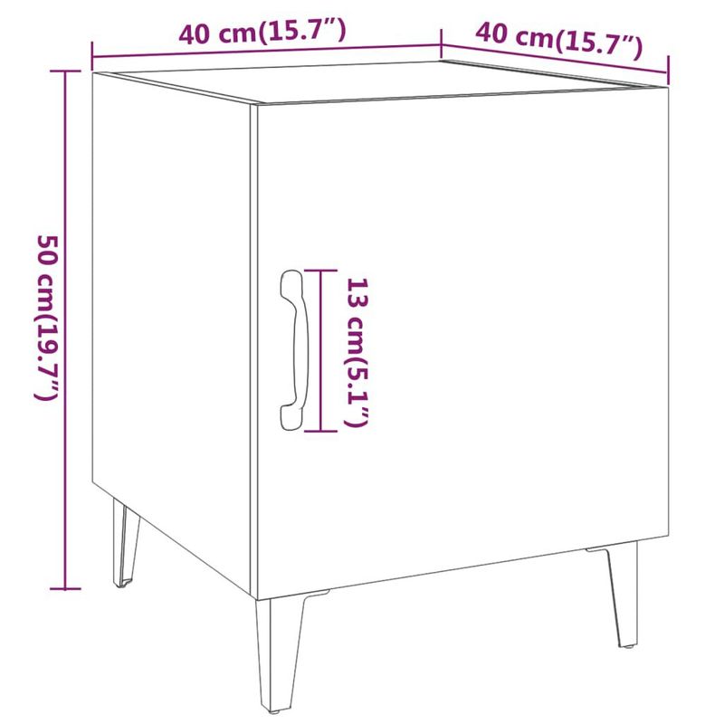 vidaXL-Comodini-2-pz-Grigio-Cemento-in-Legno-Multistrato