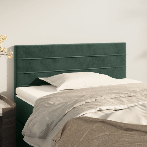 Testiera-Verde-scuro-90x5x78-88-cm-in-Velluto