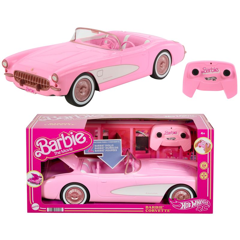 Mattel-Radiocomando-Barbie-Corvette-The-Movie-2.4-GHz
