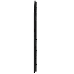 vidaXL-Testiera-da-Parete-Nera-147x3x60-cm-in-Legno-Massello-di-Pino