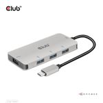 CLUB3D-CSV-1547-hub-di-interfaccia-USB-3.2-Gen-2--3.1-Gen-2--Type-C-10000-Mbit-s-Nero-Argento