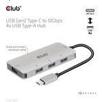 CLUB3D-CSV-1547-hub-di-interfaccia-USB-3.2-Gen-2--3.1-Gen-2--Type-C-10000-Mbit-s-Nero-Argento