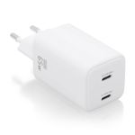 AISENS ASCH-65W2P039-W Caricabatterie per dispositivi mobili Universale Bianco AC Ricarica rapida Interno