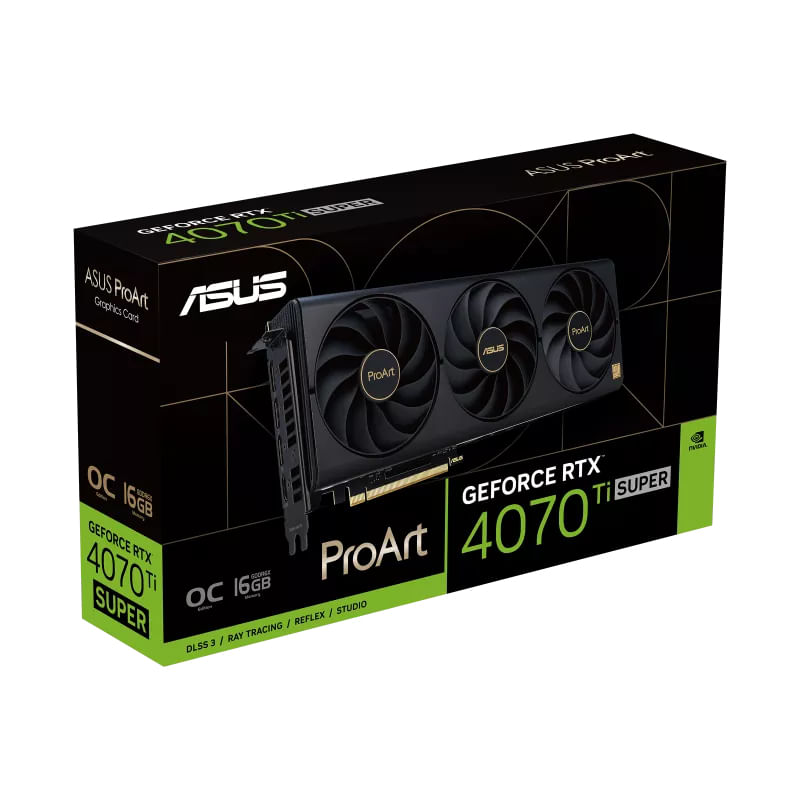 ASUS-ProArt--RTX4070TIS-O16G-NVIDIA-GeForce-RTX-4070-Ti-SUPER-16-GB-GDDR6X