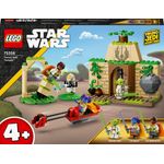 LEGO Star Wars 75358 Tempio Jedi su Tenoo con Maestro Yoda, Spade Laser Giocattolo, Droide e Speeder Bike