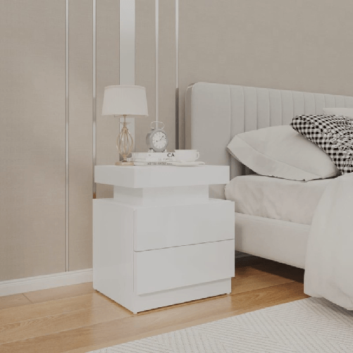 Comodino-Bianco-Lucido-45x35x52-cm-in-Truciolato