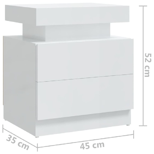 Comodino-Bianco-Lucido-45x35x52-cm-in-Truciolato