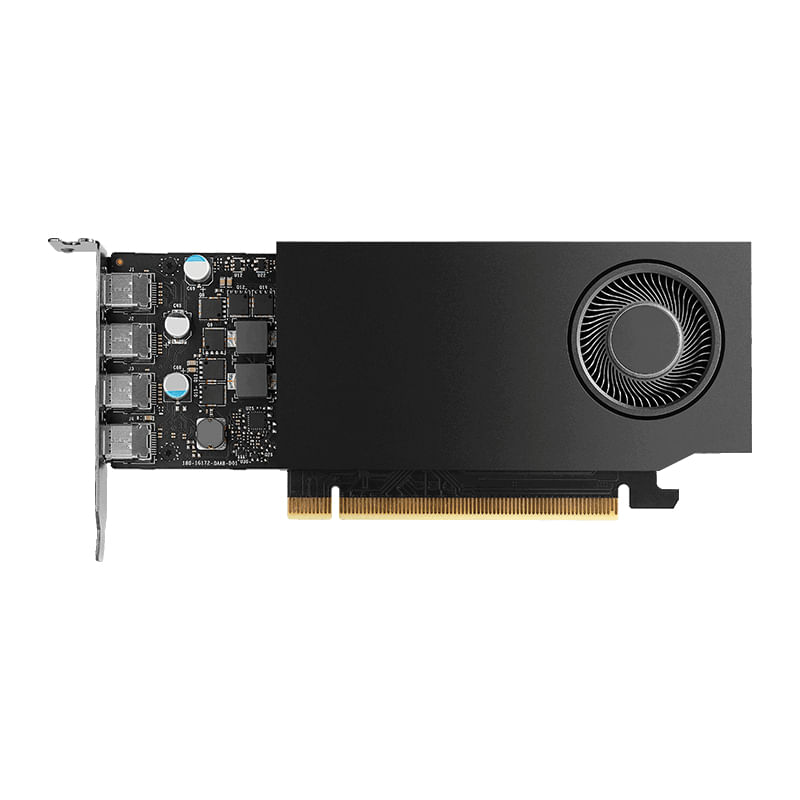 PNY-Vga-Quadro-Rtx-A400-4Gb-4x-Mini-Dp-3x-Mdp-To-Dp-Adapter-1x-Atx-Bracket-Low-Profile