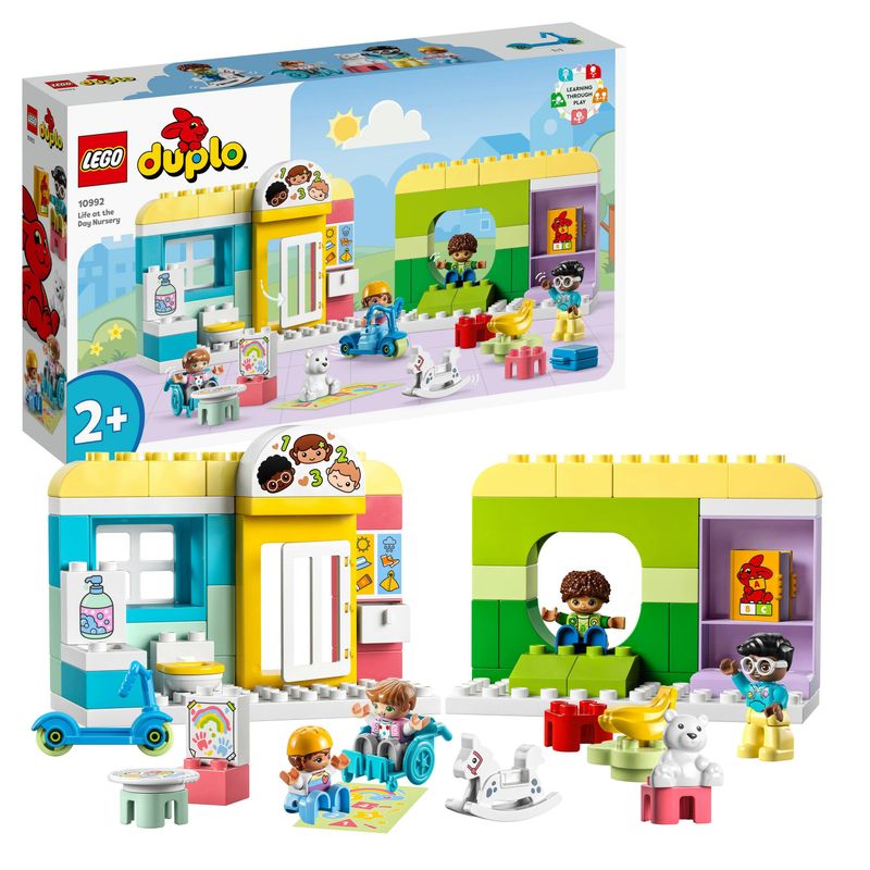 LEGO-DUPLO-10992-Divertimento-all’Asilo-Nido-Gioco-Educativo-per-Bambini-dai-2-Anni-con-Mattoncini-Costruzioni-e-4-Figure