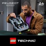 LEGO-Technic-42156-PEUGEOT-9X8-24H-Le-Mans-Hybrid-Hypercar-Modellino-di-Auto-da-Corsa-per-Adulti-Scala-1-10-Set-da-Collezione