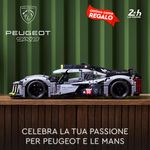 LEGO-Technic-42156-PEUGEOT-9X8-24H-Le-Mans-Hybrid-Hypercar-Modellino-di-Auto-da-Corsa-per-Adulti-Scala-1-10-Set-da-Collezione