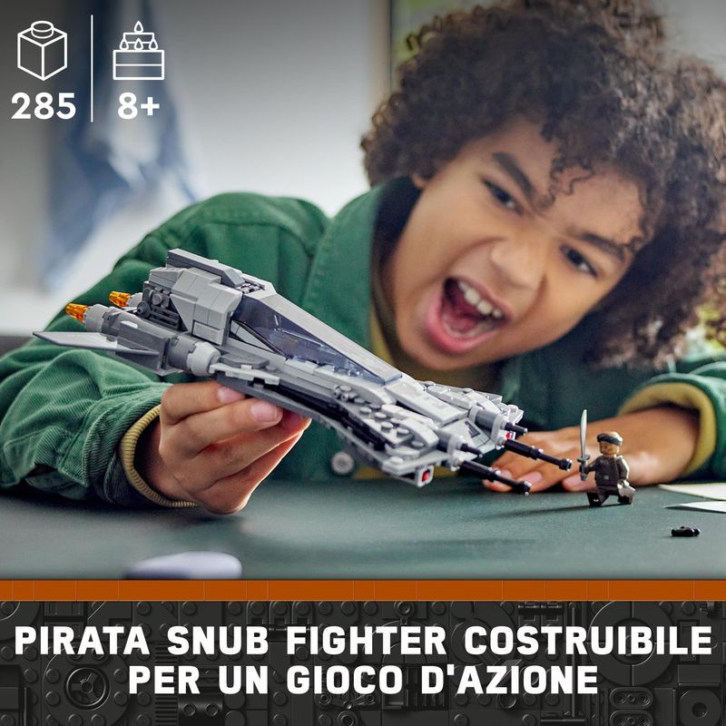 LEGO-Star-Wars-75346-Pirata-Snub-Fighter-Set-da-The-Mandalorian-Stagione-3-Modellino-da-Costruire-di-Starfighter-Giocattolo