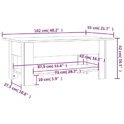Tavolino-da-Salotto-Grigio-Sonoma-102x55x42-cm-in-Truciolato