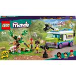 LEGO Friends 41749 Furgone della Troupe Televisiva, Camion Giocattolo per le Notizie e Salvataggio Animali