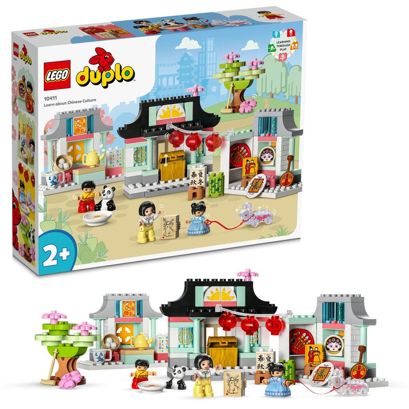 LEGO-DUPLO-Town-10411-Scopri-la-Cultura-Cinese-Giochi-Educativi-per-Bambini-dai-2-Anni-con-Panda-e-Mattoncini-Idee-Regalo