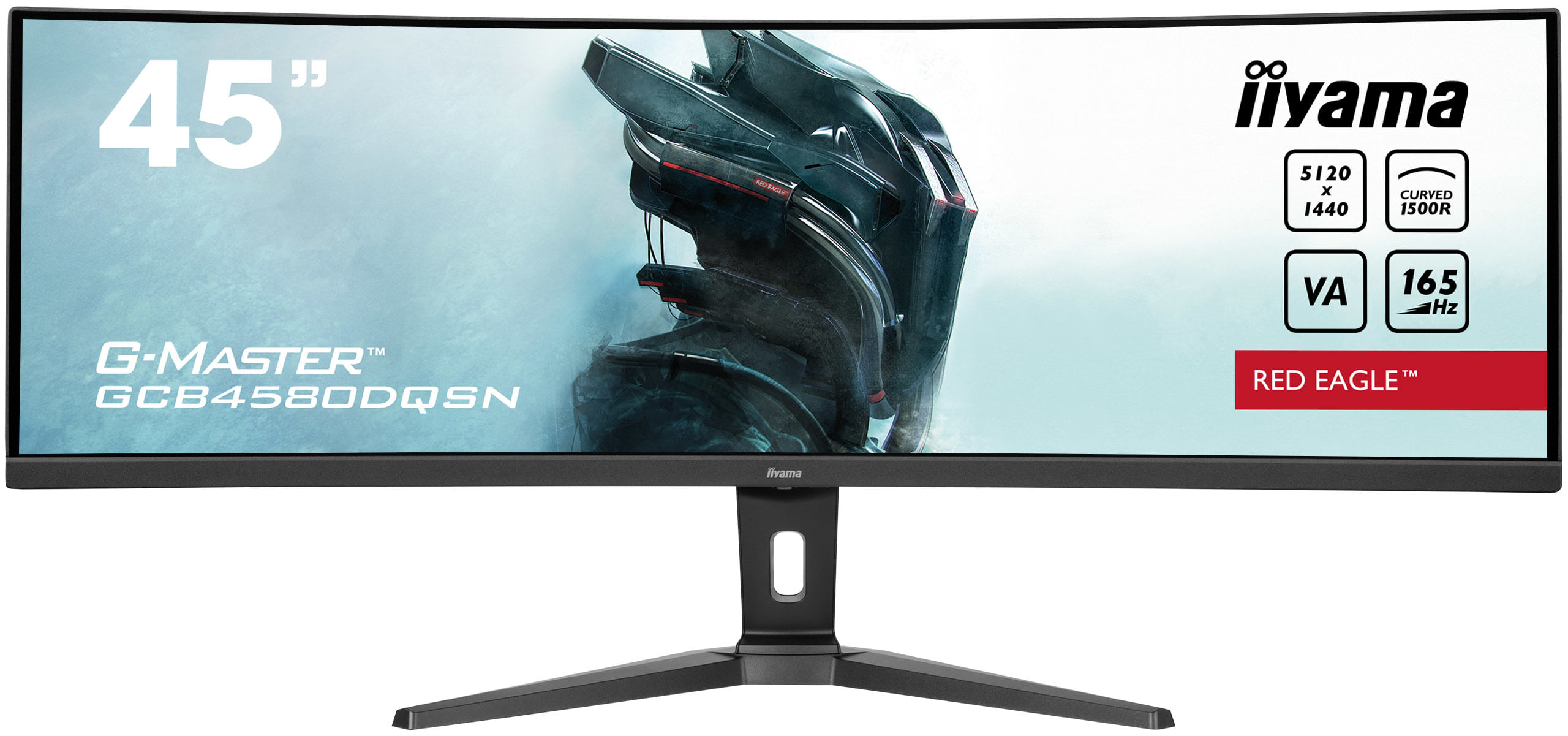 Iiyama G-MASTER RED EAGLE CURVED Monitor PC 114,3 cm (45") 5120 x 1440 Pixel Dual QHD LED Nero
