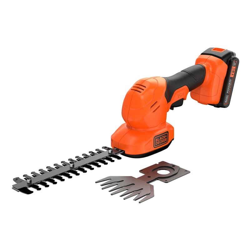 Black-Decker-Tagliasiepi-a-Batteria-con-Cesoia-Erba
