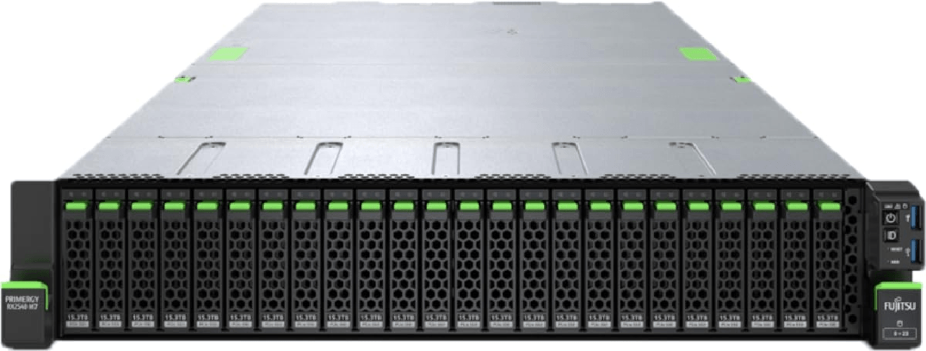 Fujitsu PRIMERGY RX2540 M7 server 0 GB Armadio (2U) Intel® Xeon® Gold 6426Y 2,5 GHz 32 GB DDR5-SDRAM 900 W