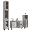Set-Mobili-da-Bagno-3-pz-Grigio-Sonoma-in-Legno-Multistrato